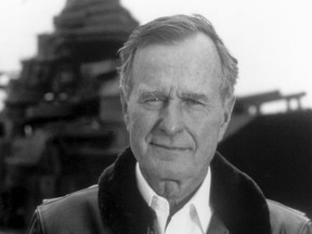 President George H.W. Bush is seen here on Jan. 18, 2017. (WENN.com)
