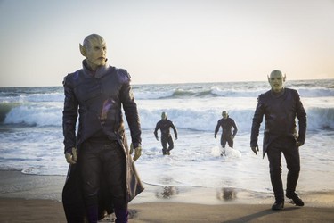 The villainous Skrulls in a scene from Marvel's Captain Marvel. (Marvel Studios)