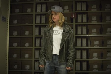 Brie Larson in a scene from Marvel's Captain Marvel. (Marvel Studios)