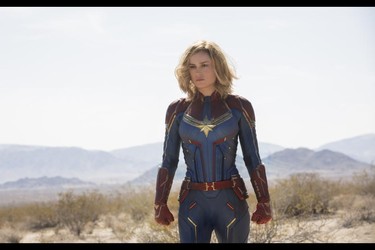 Brie Larson in a scene from Marvel's Captain Marvel. (Marvel Studios)