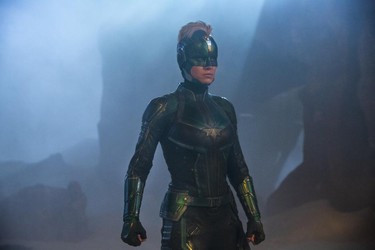 Brie Larson as Captain Marvel. (Marvel Studios)