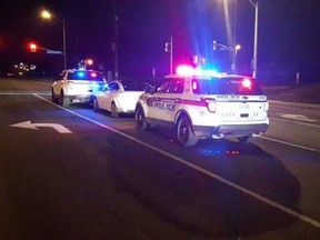 York Regional Police stop a suspected drunk driver. (Twitter)