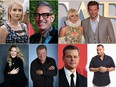 Clockwise from top left: Emma Roberts, Jeff Goldblum, Lady Gaga and Bradley Cooper, Russell Peters, Matt Damon, William Shatner and Julia Roberts.