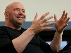 Dana White has big plan for the UFC over the next five years. UFC 231 goes Saturday in Toronto. Dave Abel/Toronto Sun/Postmedia Network