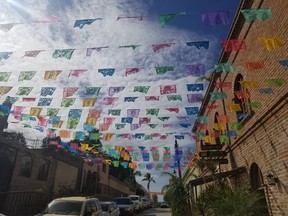 It’s a sea of colour as you wind through the historic streets of Todos Santos. (IAN SHANTZ PHOTO)