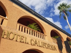 The Hotel California in Todos Santos is the town’s main tourist draw. It is said to be the inspiration behind the hit song by The Eagles, though the band says that’s not true. (IAN SHANTZ/TORONTO SUN)