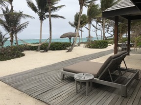On the private island of Petit St. Vincent the living is definitely easy when visitors to the luxury resort there have their own unspoiled beaches to enjoy. (Kim Pemberton photo)