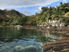 At Wallilabou Bay, there’s still evidence that the Pirates of the Caribbean film was filmed here. (Kim Pemberton photo)