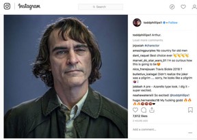 Joaquin Phoenix as “Arthur” in the Joker. (instagram/toddphillips1)