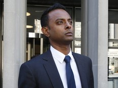 Suganthan Kayilasanathan is seen here on Sept. 25, 2014, after being cleared of all charges related to allegations he and another doctor drugged and sexually assaulted a 23-year-old medical student at the Sheraton Centre in 2011.