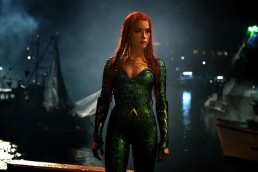 Amber Heard as Mera in "Aquaman." (Warner Bros.)
