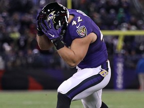 Baltimore Ravens fullback Patrick Ricard.