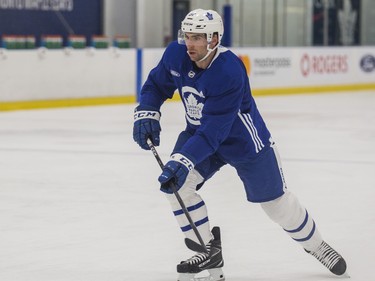 Toronto Maple Leafs John Tavares during a team skate at the MasterCard Centre in Toronto, Ont.  on Monday December 10, 2018. Ernest Doroszuk/Toronto Sun/Postmedia