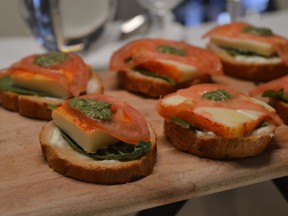 Bruschetta was one of the hors d’oeuvres offered during a wine tasting at the Grapevine Wine Cellar at Club Med Turkoise. The wine cellar was added during a renovation project after the Turks and Caicos resort was hit by Hurricane Irma. (Sarah Doktor/Postmedia Network)