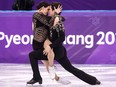Canada's Tessa Virtue and Scott Moir perform in the ice dance figure skating short program at the Pyeonchang Winter Olympics Monday, Feb. 19, 2018 in Gangneung, South Korea.