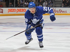 William Nylander is expected to travel to Toronto on Sunday, having re-signed with the Maple Leafs. (GETTY IMAGES)