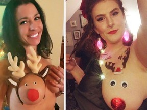 Reindeer boobs are apparently a trend. Who knew?