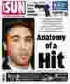 The front page of the Toronto Sun after hitman shot and killed Eddie Melo. TORONTO SUN