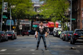 Frank Castle (Jon Bernthal) in a scene from the second season of “The Punisher” on Netflix. (Netflix)