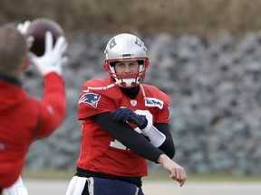 New England Patriots quarterback Tom Brady takes on the Los Angeles Chargers on Sunday. (AP PHOTO)