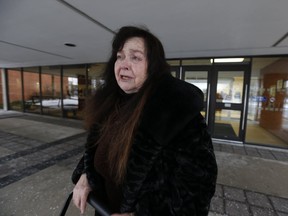Pamela Pitney, 67, is pictured outside a Mississauga courthouse on on Jan. 24. (Jack Boland, Toronto Sun)