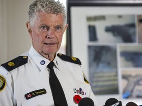 Toronto Police Supt. Ron Taverner is pictured speaking to the media last November. (Ernest Doroszuk, Toronto Sun)