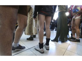 The No Pants Subway Ride dresses down in Toronto | Toronto Sun