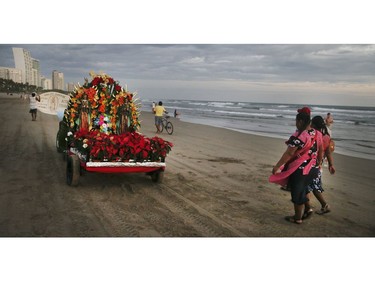 The Day of the Virgin of Guadalupe is celebrated with a parade along the beach in Acapulco on Friday December 7, 2018, in Mexico. Veronica Henri/Toronto Sun/Postmedia Network