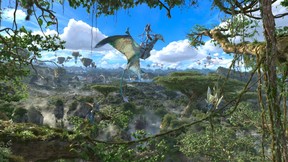 A scene from Avatar Flight of Passage, a 3-D thrilling adventure on Pandora Ð The World of Avatar at Disney’s Animal Kingdom. (Disney Handout)