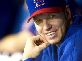 Roy Halladay was elected into the Baeball Hall of Fame on Tuesday. (THE CANADIAN PRESS/Fred Thornhill)