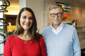 Melinda and Bill Gates.