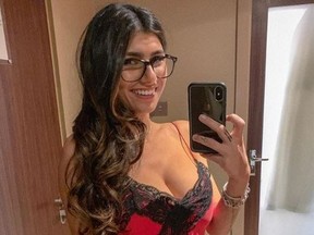 A photo Mia Khalifa posted of herself on Instagram on Wednesday, Jan. 9, 2019.