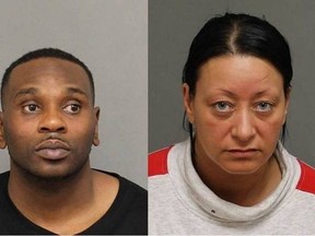 Brian Hubert Richards, 36, of Toronto, and Jennifer Sczembora, 37, of Alberta are charged with a litany of human trafficking charges.