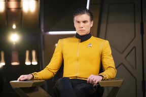 Anson Mount as Captain Pike in a scene from Star Trek: Discovery. (Jan Thijs/CBS)
