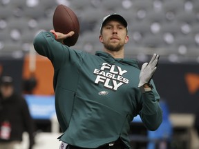 Philadelphia Eagles quarterback Nick Foles has been playoff gold, and will be again, says Randall (AP Photo/David Banks)