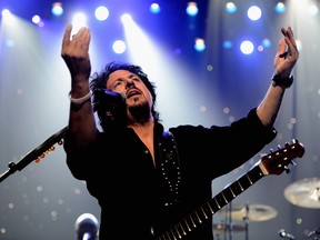 Toto's Steve Lukather celebrating Yamaha's 125th Anniversary Live Around the World Dealer Concert performs at the Hyperion Theater on January 25, 2013 in Anaheim, California.