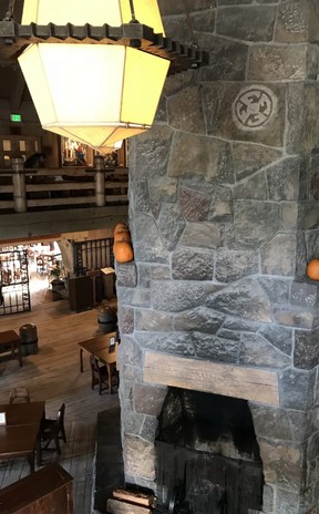 The Timberline still has fireplace mesh screens that were once the tire chains used by workers when the hotel was built. Kim Pemberton photo
