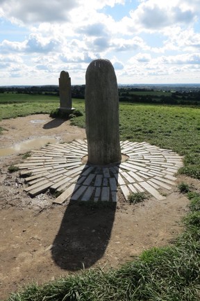 The Lia Fáil (Stone of Destiny) atop the Hill of Tara. (Ian Robertson photo)