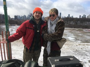 Jacob Switzer (right) and Ben Ball (left) are a comedy team known as the Anxiety Boys. (Joe Warmington/Toronto Sun/Postmedia Network)
