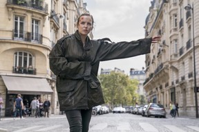 Jodie Comer as Villanelle in a scene from the second season of Killing Eve. (Aimee Spinks/BBCAmerica)