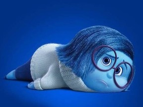 Sadness, from the Pixar Animation Studios' film Inside Out. (Walt Disney Pictures/Pixar)