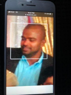 Toronto’s fourth homicide victim of the year, Lingathasan Suntharamoorthy, 36, is seen here on a relatives cellphone on Saturday, Jan. 12, 2019. (Jack Boland/Toronto Sun/Postmedia Network)