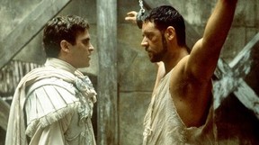 Men! The American Psychological Association wants you to be more like Commodus, left, than Maximus.