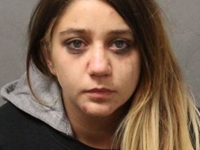 Gina Daranyi, 25, is wanted in a series of thefts.
