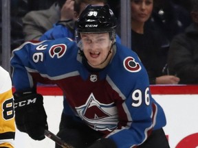 Colorado Avalanche right winger Mikko Rantanen. 
(DAVID ZALUBOWSKI/AP)