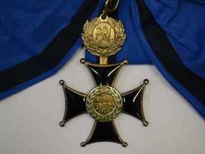 Two war medals, thought to have been stolen, were recovered in Downsview on Jan. 11, 2019. (Toronto Police handout)