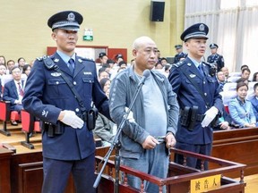 Gao Chengyong in the Baiyin Intermediate People's Court in Baiyin. The serial killer, dubbed China's "Jack the Ripper" for the way he mutilated several of his 11 female victims, was executed Thursday, Jan. 3, 2019.