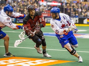 The Toronto Rock and Colorado Mammoth face off on Saturday night. (ERNEST DOROSZUK/TORONTO SUN FILES)