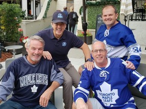 Mike Wilson, back left, with Mike Shea, Matt Krupski and Todd Haas. Supplied photo