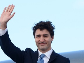 Prime Minister Justin Trudeau arrives in Washington, D.C., on Monday, Feb. 13, 2017. The Prime Minister and U.S. President Donald Trump will hold a one on one meeting today in the Oval Office, and afterwards will be joined by other top officials for a broader meeting about Canada-U.S. relations. THE CANADIAN PRESS/Sean Kilpatrick ORG XMIT: SKP109